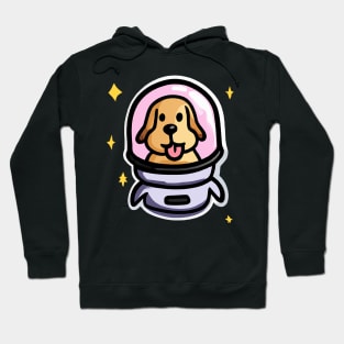 Labrador Rocket Dog Lover Puppy Retro Hoodie